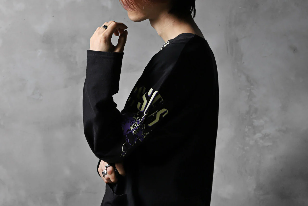 CHANGES VINTAGE REMAKE BOAT-NECK BAND L/S TEE (BLACK #C) - Image 11