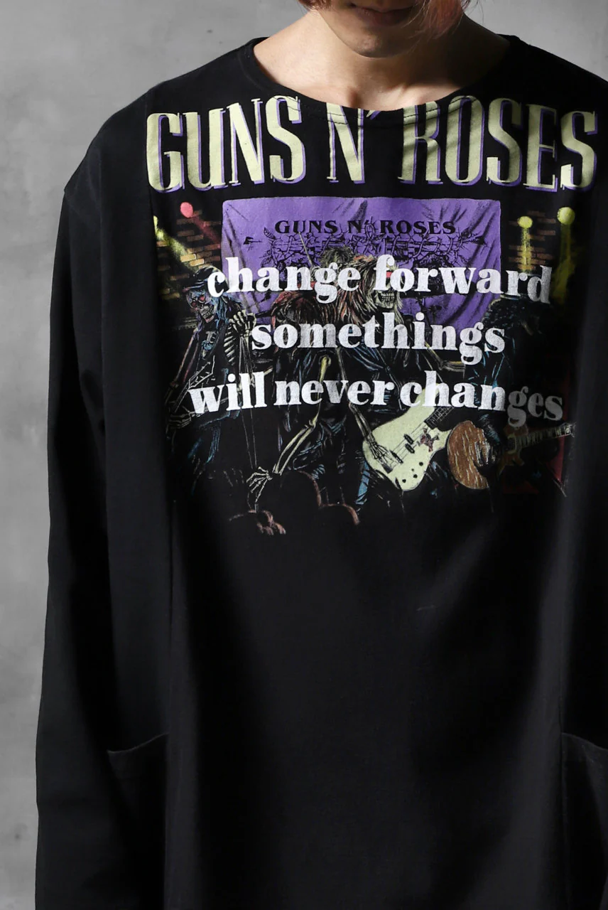 CHANGES VINTAGE REMAKE BOAT-NECK BAND L/S TEE (BLACK #C) - Image 7