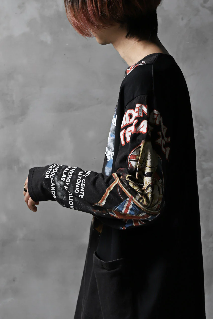 CHANGES VINTAGE REMAKE BOAT-NECK BAND L/S TEE (BLACK #D) - Image 10