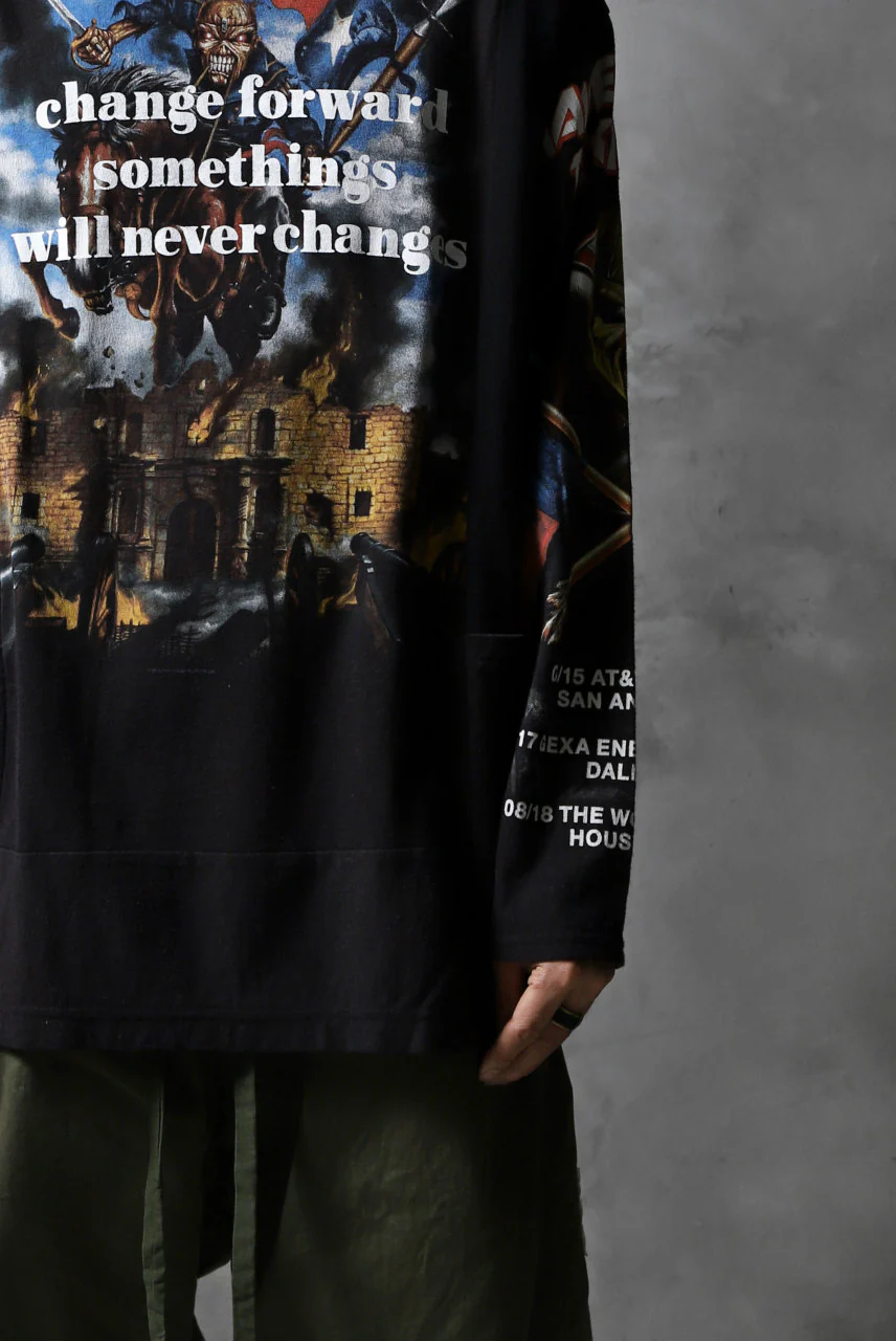 CHANGES VINTAGE REMAKE BOAT-NECK BAND L/S TEE (BLACK #D) - Image 8