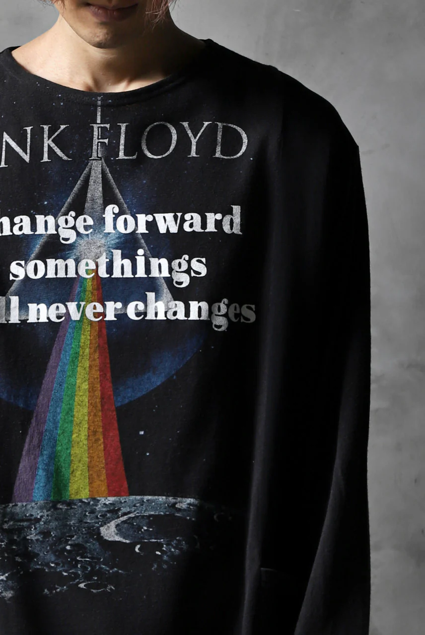 CHANGES VINTAGE REMAKE BOAT-NECK BAND L/S TEE (BLACK #E) - Image 7