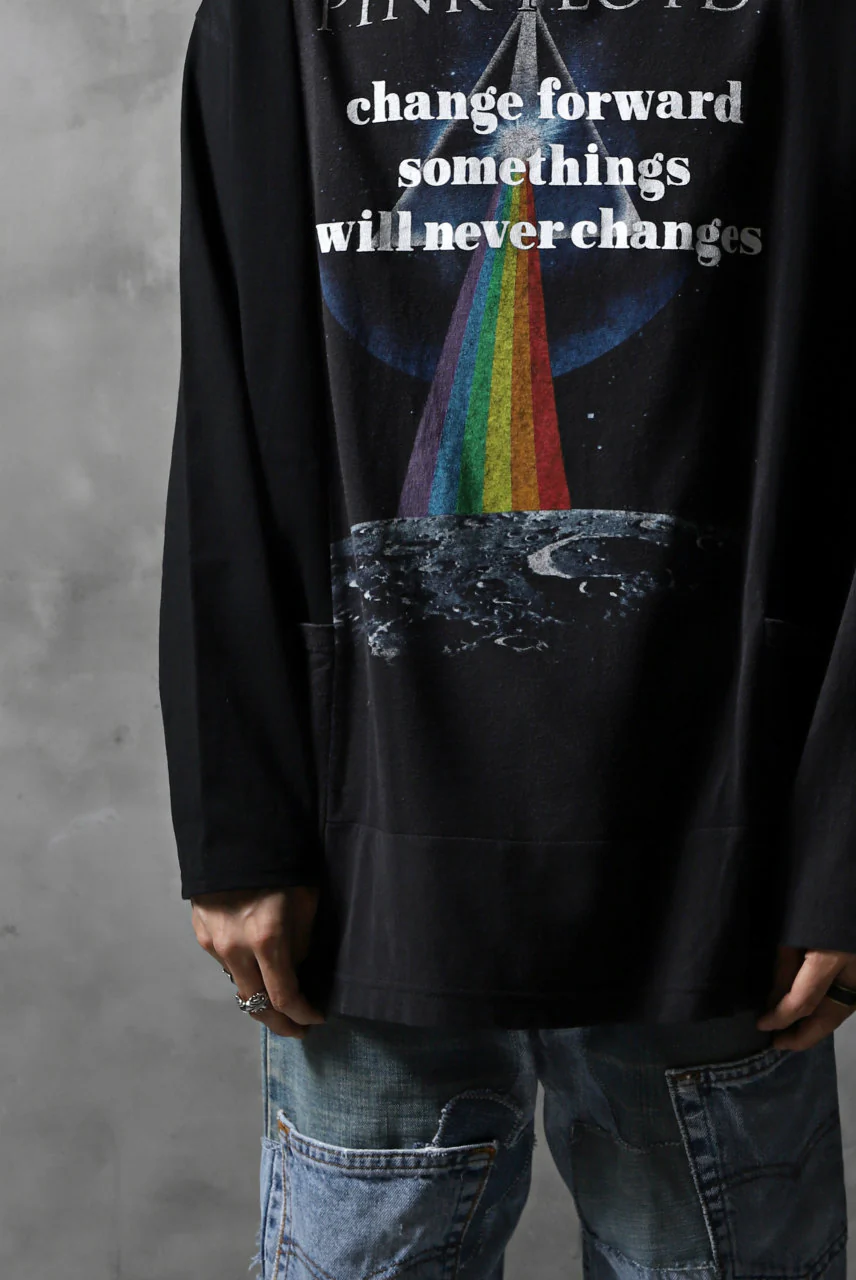 CHANGES VINTAGE REMAKE BOAT-NECK BAND L/S TEE (BLACK #E) - Image 8