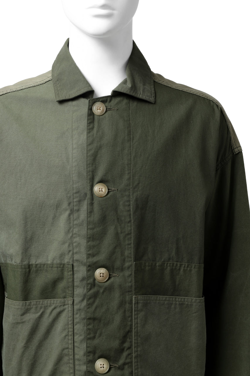 CHANGES VINTAGE REMAKE COVER ALL JACKET / US ARMY SCHLAFCOVER (KHAKI) - Image 11