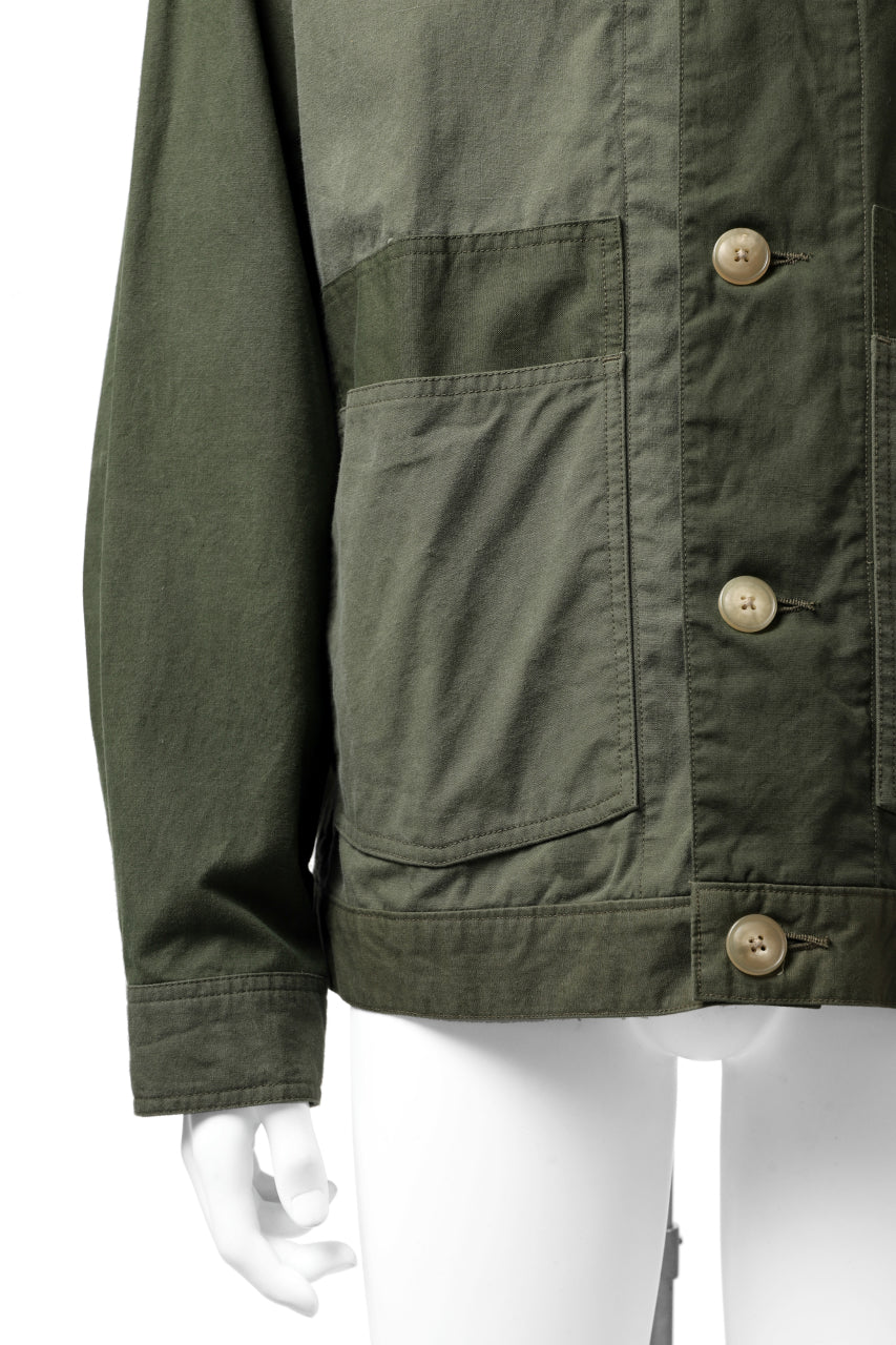 CHANGES VINTAGE REMAKE COVER ALL JACKET / US ARMY SCHLAFCOVER (KHAKI) - Image 12