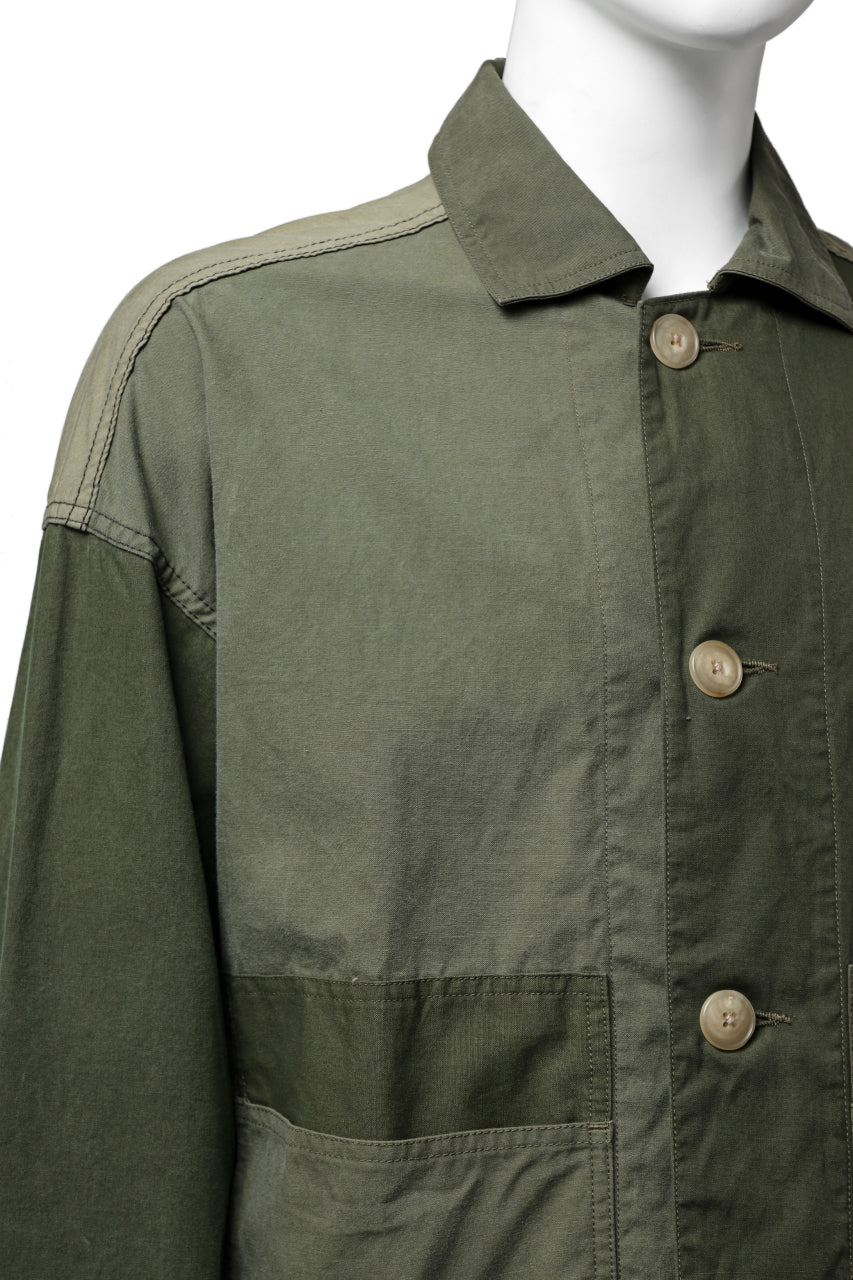 CHANGES VINTAGE REMAKE COVER ALL JACKET / US ARMY SCHLAFCOVER (KHAKI) - Image 13