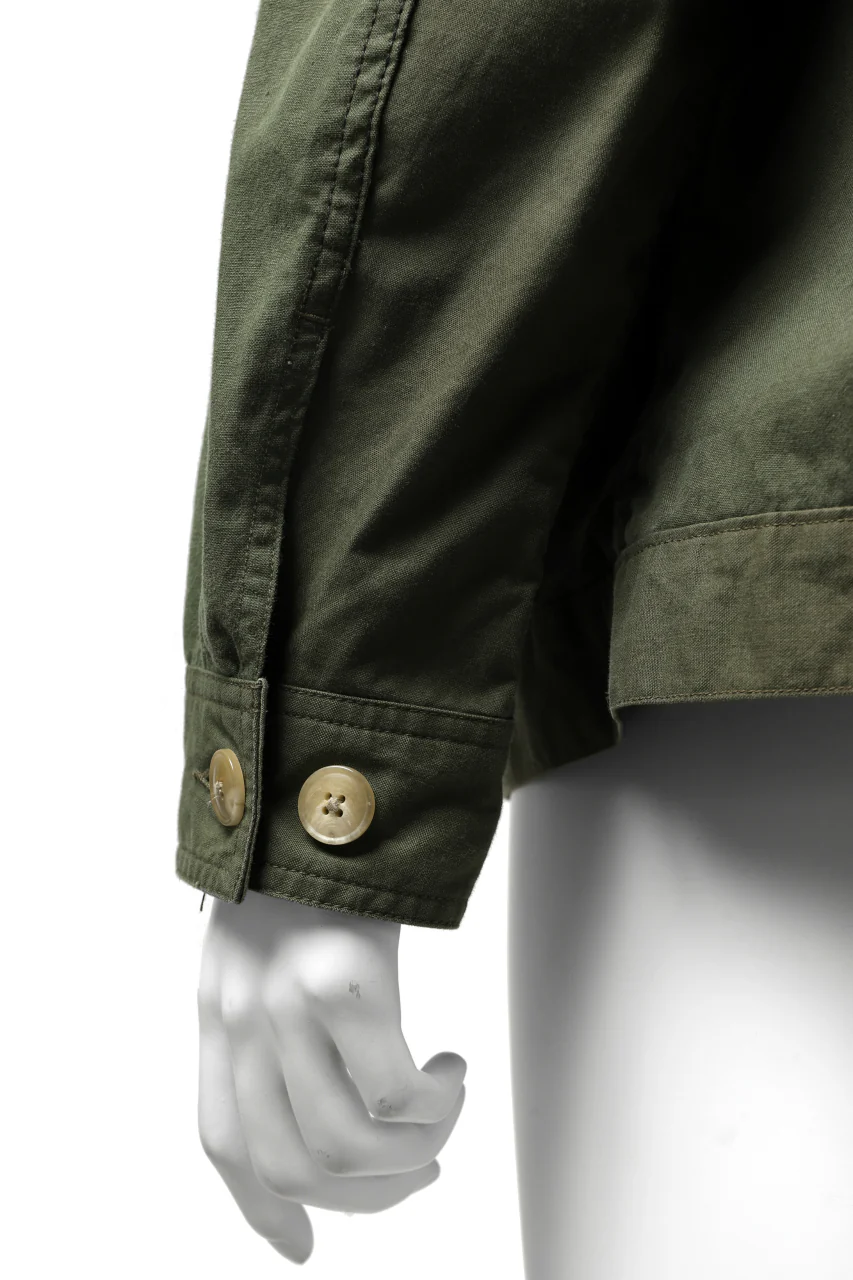 CHANGES VINTAGE REMAKE COVER ALL JACKET / US ARMY SCHLAFCOVER (KHAKI) - Image 15