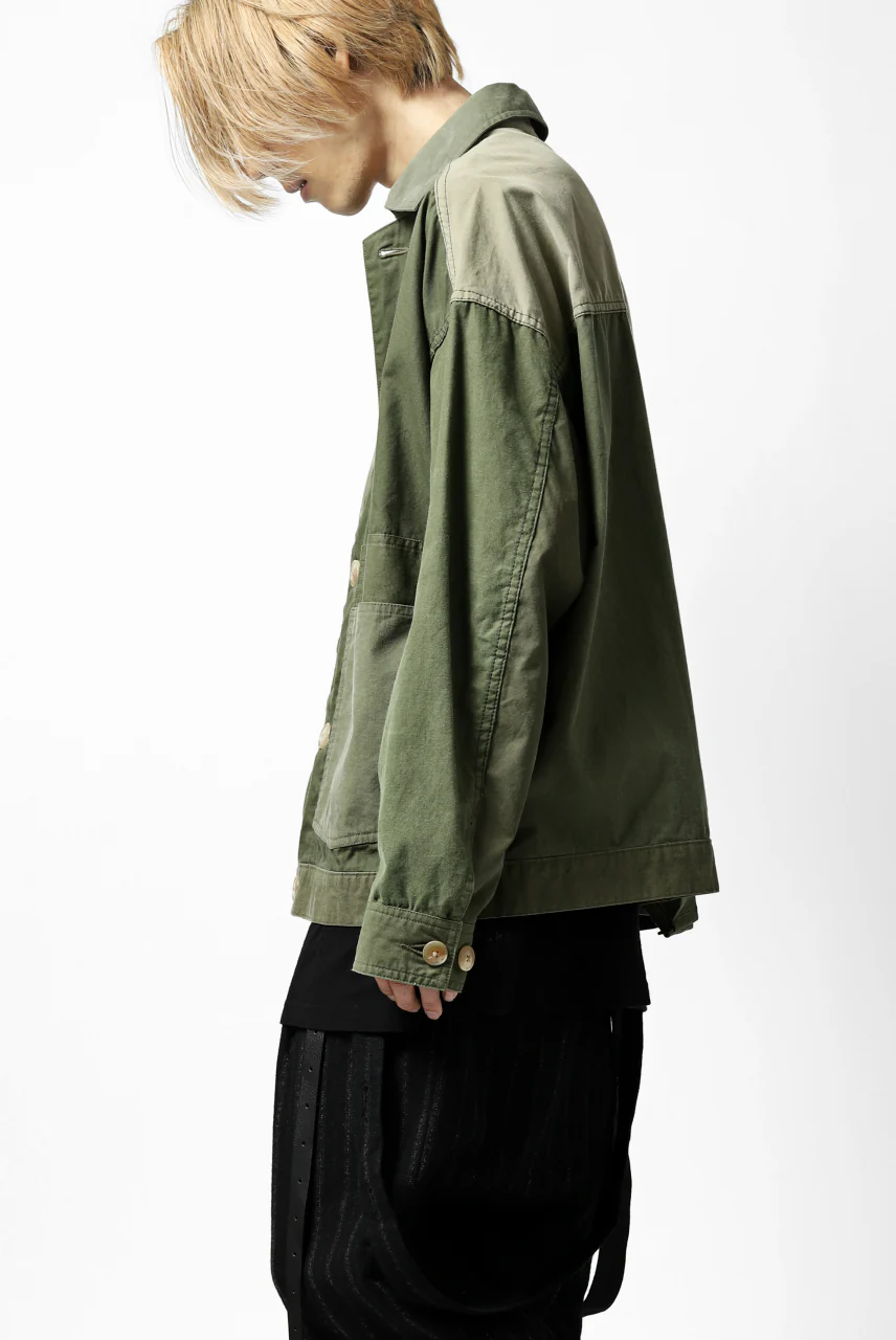 CHANGES VINTAGE REMAKE COVER ALL JACKET / US ARMY SCHLAFCOVER (KHAKI) - Image 18