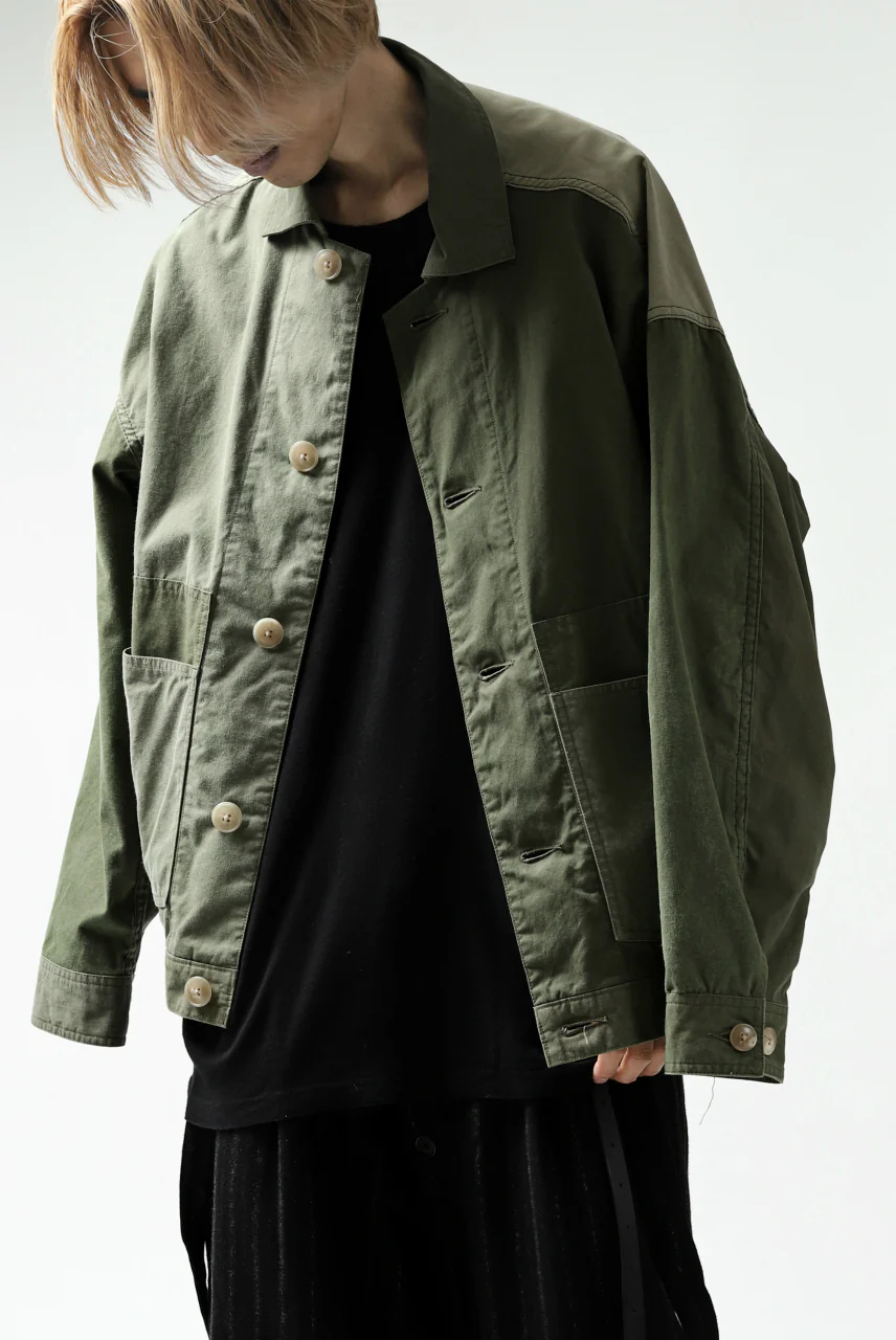 CHANGES VINTAGE REMAKE COVER ALL JACKET / US ARMY SCHLAFCOVER (KHAKI) - Image 19