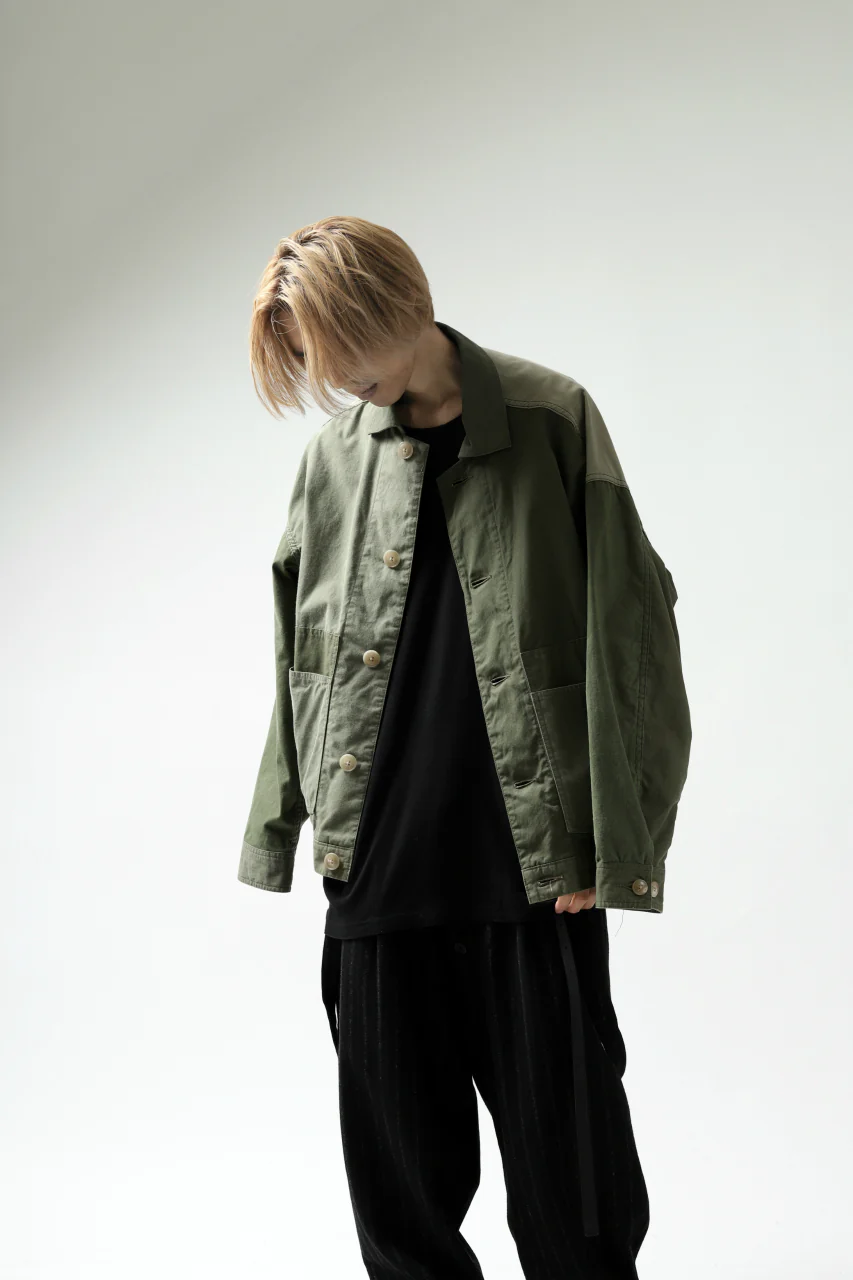 CHANGES VINTAGE REMAKE COVER ALL JACKET / US ARMY SCHLAFCOVER (KHAKI) - Image 21
