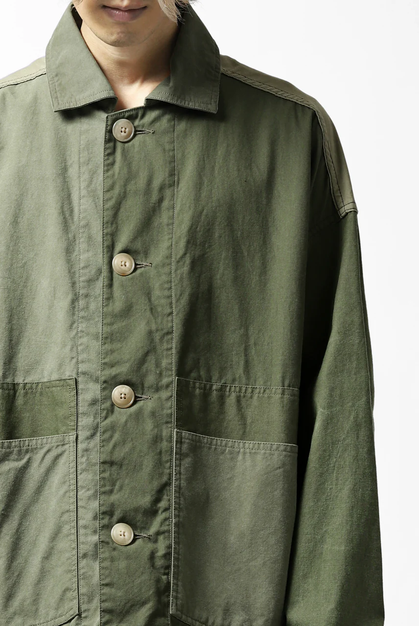 CHANGES VINTAGE REMAKE COVER ALL JACKET / US ARMY SCHLAFCOVER (KHAKI) - Image 22