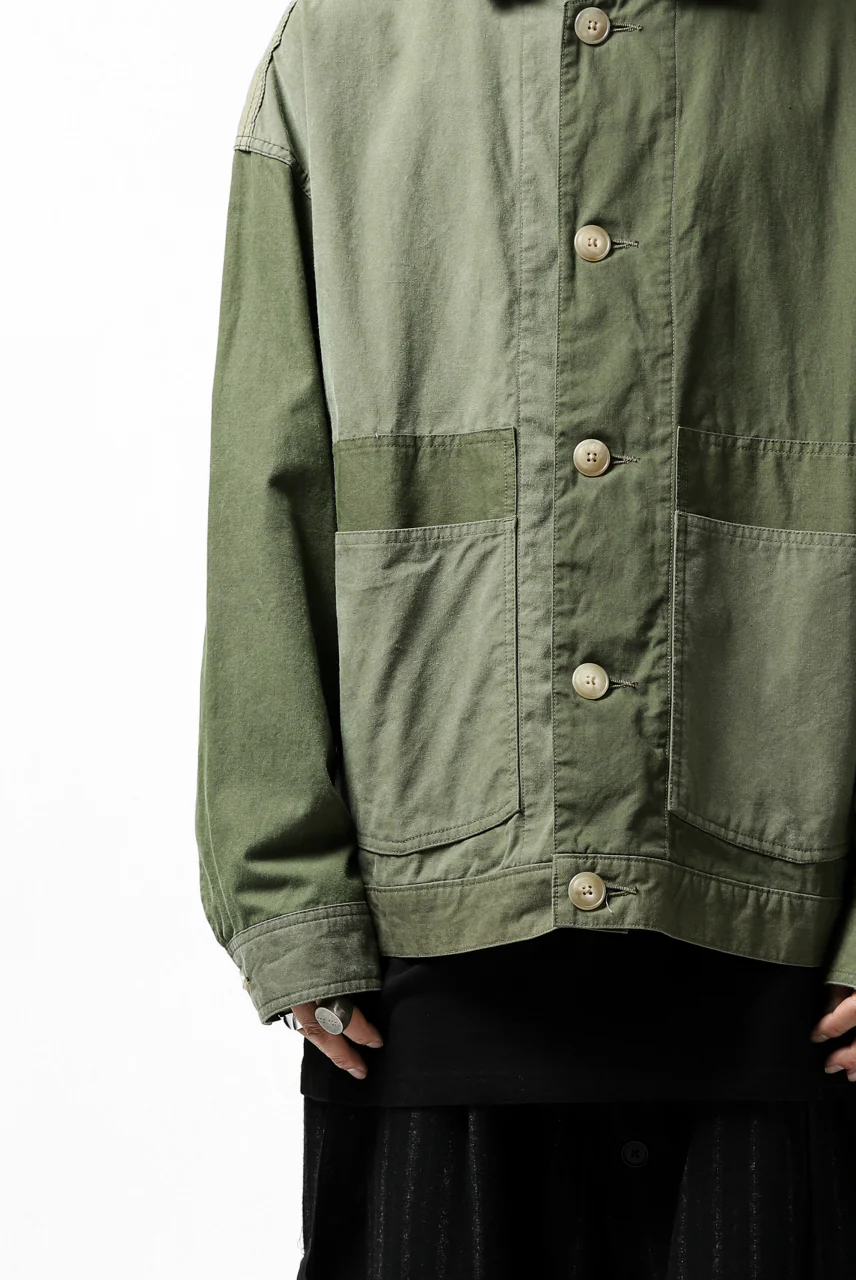 CHANGES VINTAGE REMAKE COVER ALL JACKET / US ARMY SCHLAFCOVER (KHAKI) - Image 23