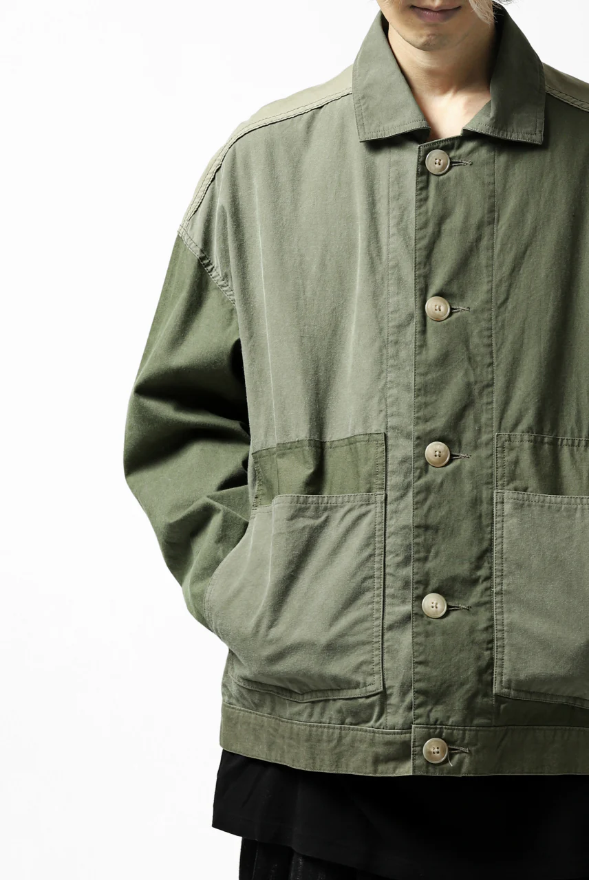 CHANGES VINTAGE REMAKE COVER ALL JACKET / US ARMY SCHLAFCOVER (KHAKI) - Image 24