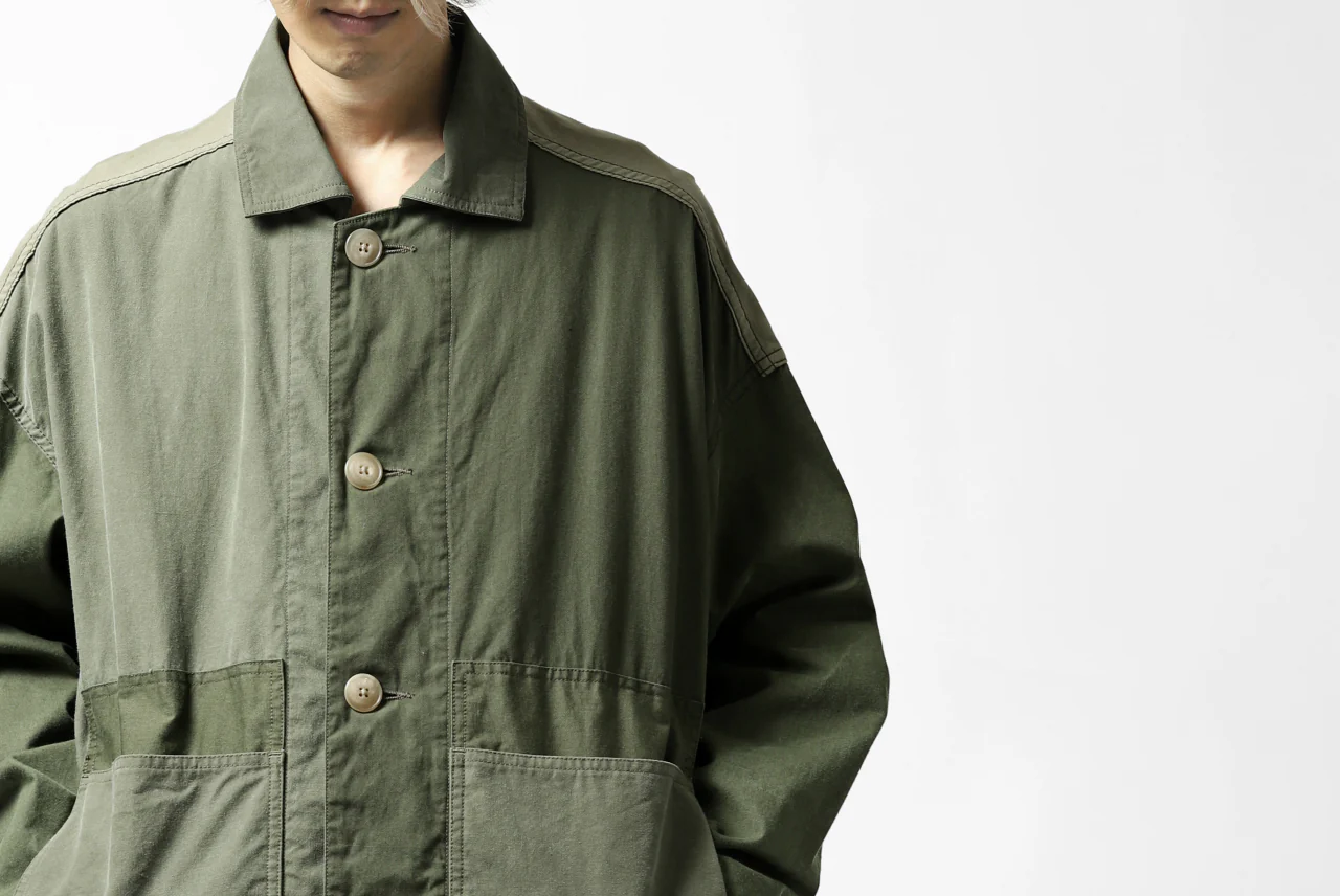 CHANGES VINTAGE REMAKE COVER ALL JACKET / US ARMY SCHLAFCOVER (KHAKI) - Image 27