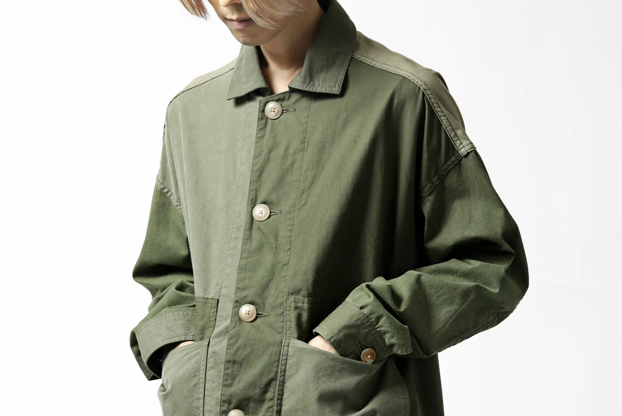 CHANGES VINTAGE REMAKE COVER ALL JACKET / US ARMY SCHLAFCOVER (KHAKI) - Image 28