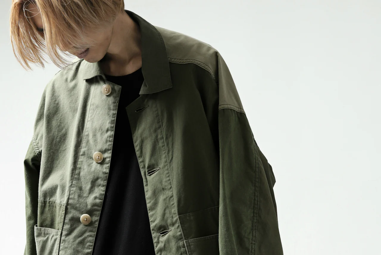 CHANGES VINTAGE REMAKE COVER ALL JACKET / US ARMY SCHLAFCOVER (KHAKI) - Image 29