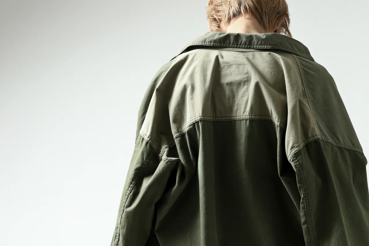 CHANGES VINTAGE REMAKE COVER ALL JACKET / US ARMY SCHLAFCOVER (KHAKI) - Image 30