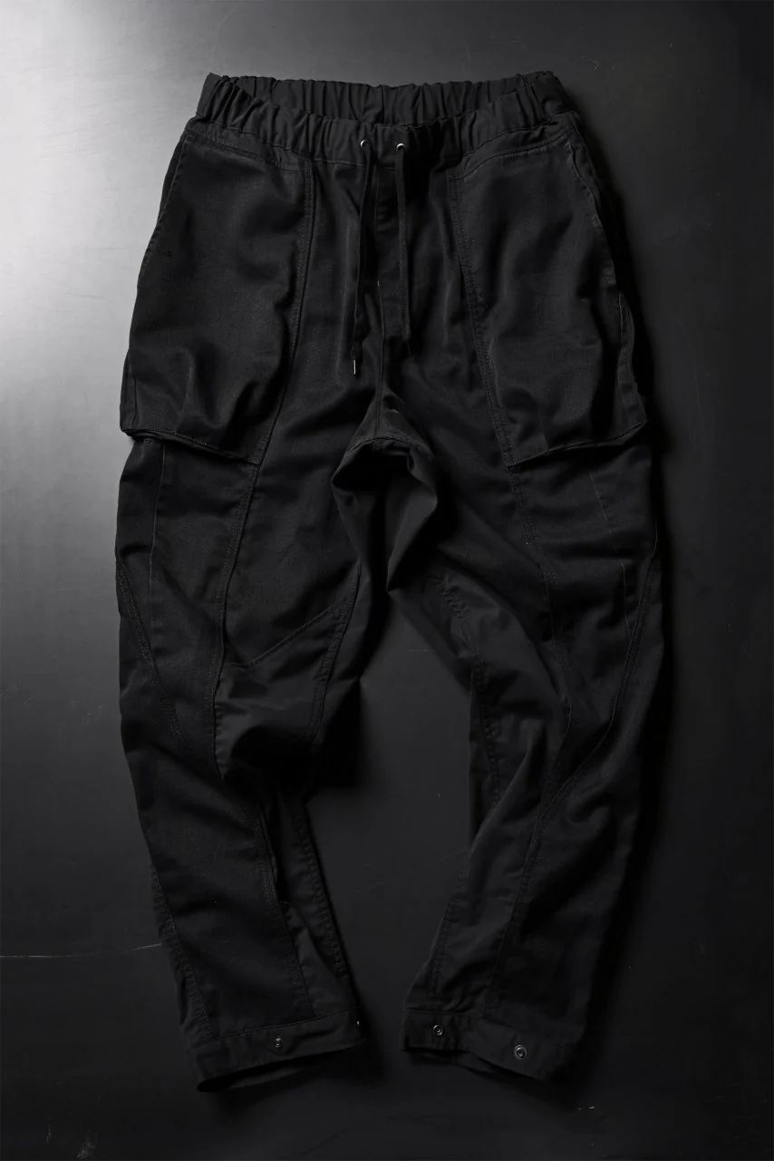 CHANGES VINTAGE REMAKE CUFF EASY TROUSERS / Dickies FABRIC (MULTI BLACK #A)
