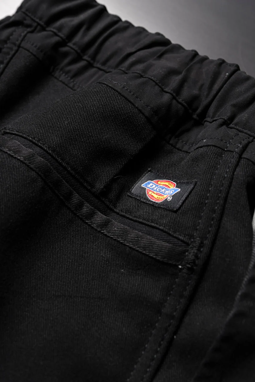 CHANGES VINTAGE REMAKE CUFF EASY TROUSERS / Dickies FABRIC (MULTI BLACK #A) - Image 12