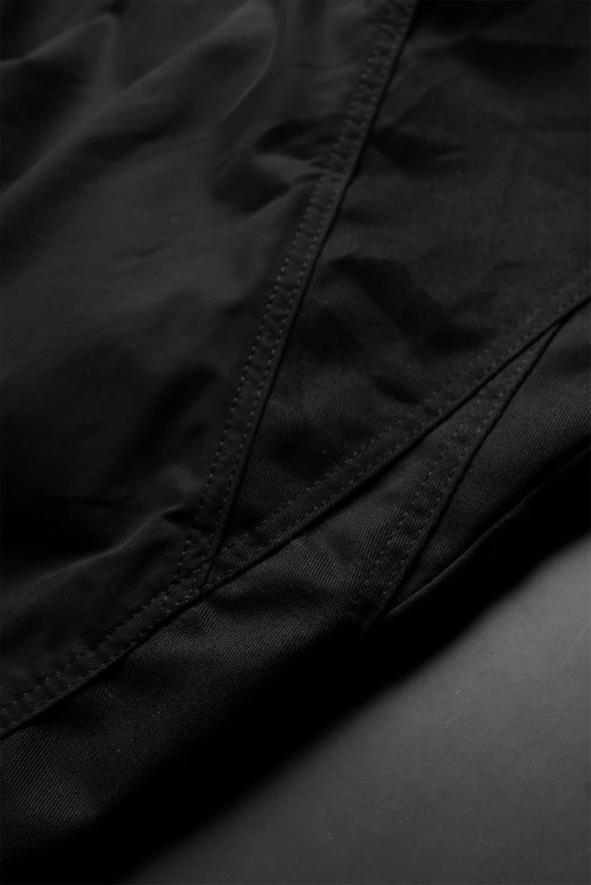 CHANGES VINTAGE REMAKE CUFF EASY TROUSERS / Dickies FABRIC (MULTI BLACK #B) - Image 10