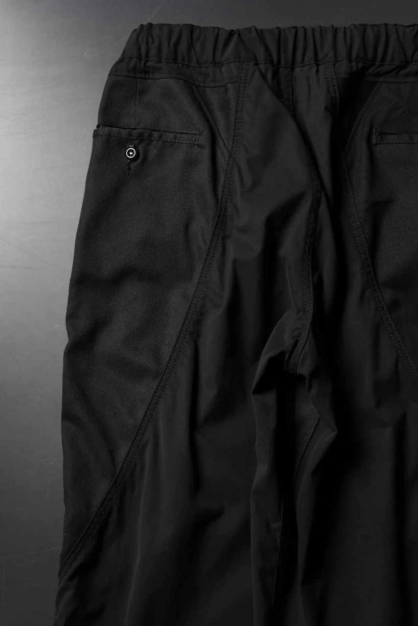 CHANGES VINTAGE REMAKE CUFF EASY TROUSERS / Dickies FABRIC (MULTI BLACK #B) - Image 11