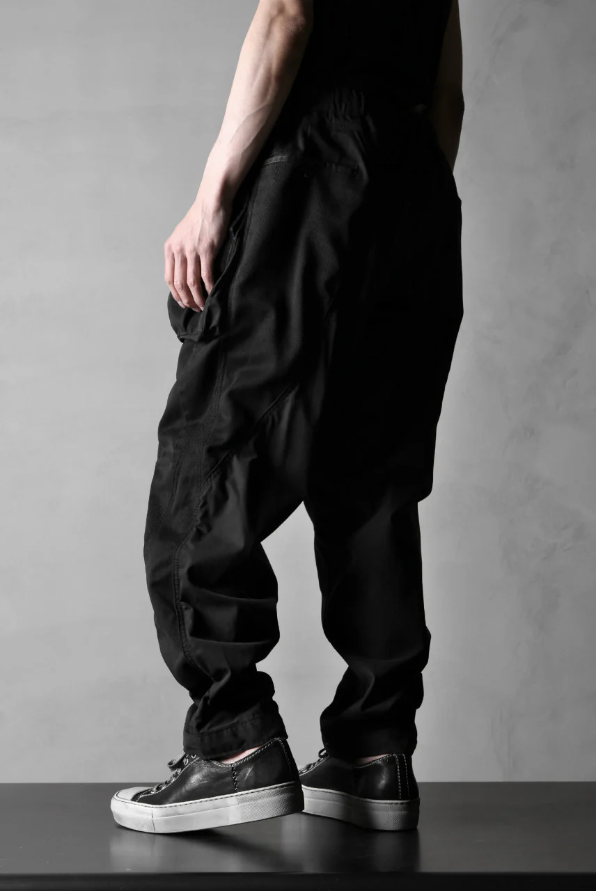 CHANGES VINTAGE REMAKE CUFF EASY TROUSERS / Dickies FABRIC (MULTI BLACK #B) - Image 15