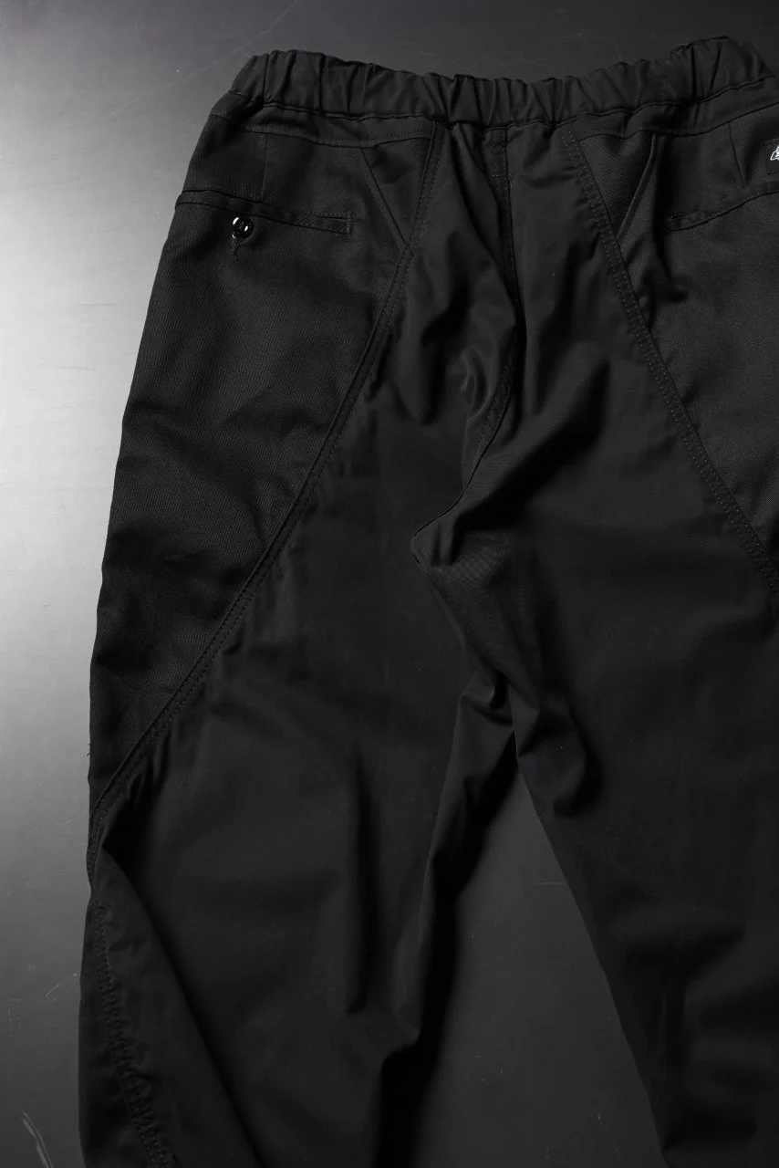 CHANGES VINTAGE REMAKE CUFF EASY TROUSERS / Dickies FABRIC (MULTI BLACK #C) - Image 11