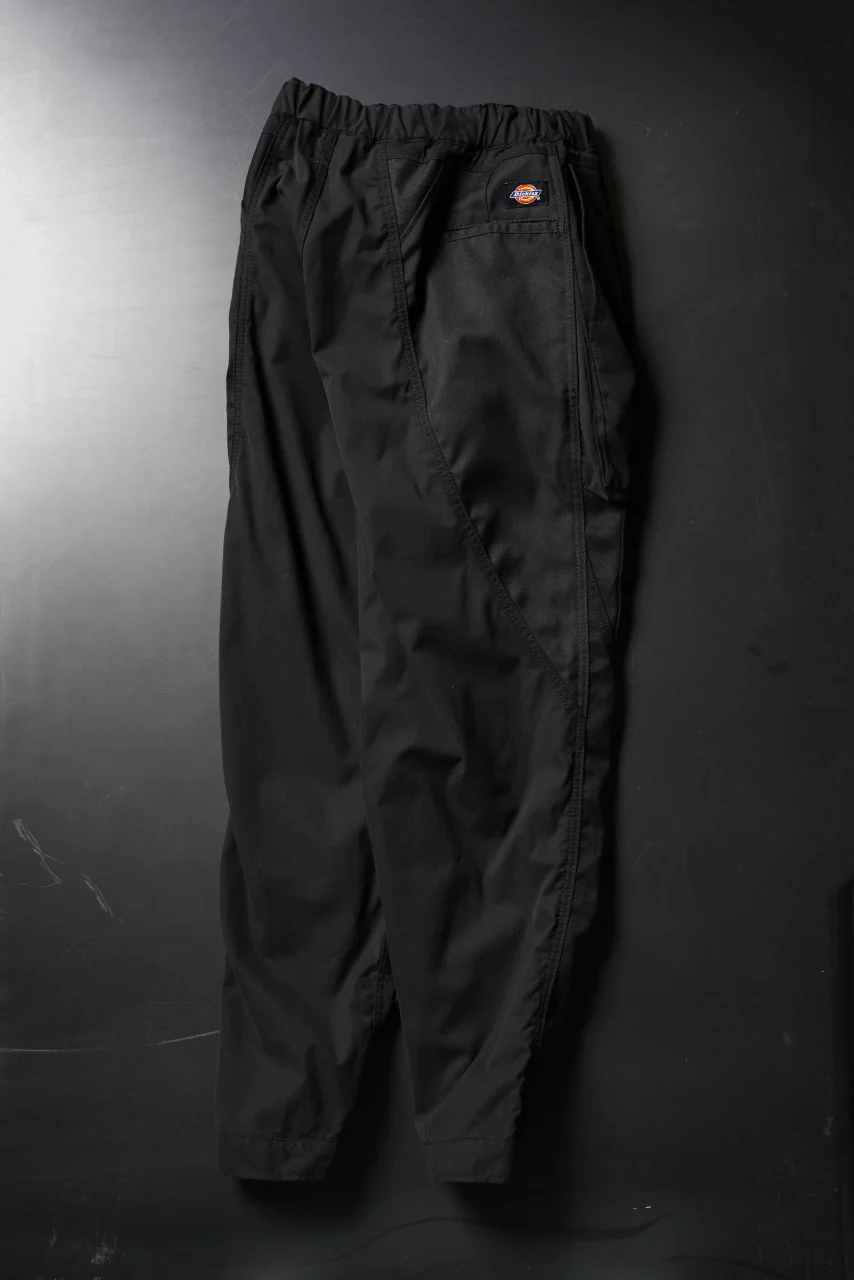 CHANGES VINTAGE REMAKE CUFF EASY TROUSERS / Dickies FABRIC (MULTI BLACK #C) - Image 5