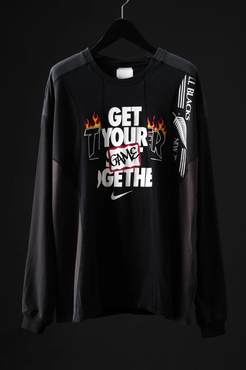 CHANGES VINTAGE REMAKE CURVE PANEL LONG SLEEVE T-SHIRT (MULTI #A)