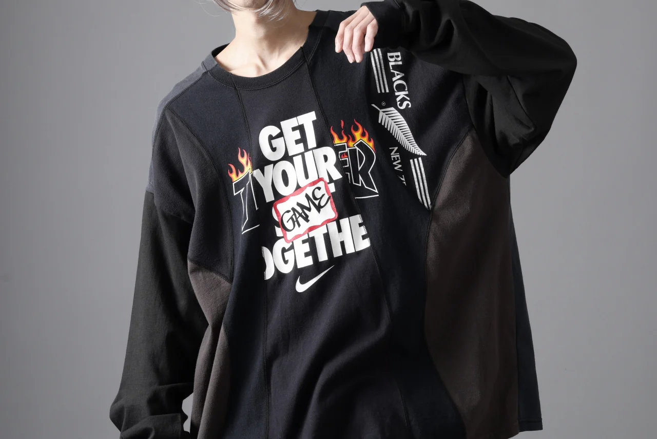 CHANGES VINTAGE REMAKE CURVE PANEL LONG SLEEVE T-SHIRT (MULTI #A) - Image 30