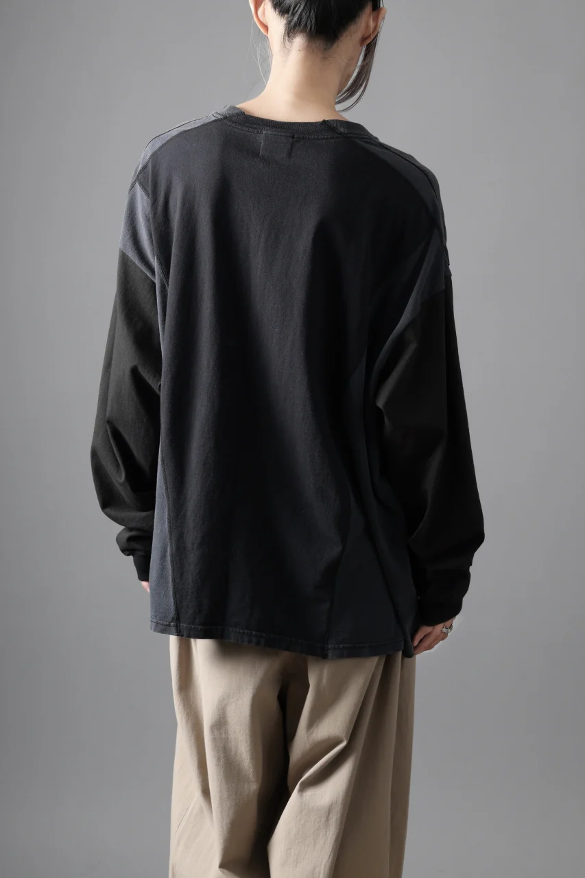 CHANGES VINTAGE REMAKE CURVE PANEL LONG SLEEVE T-SHIRT (MULTI #A) - Image 4
