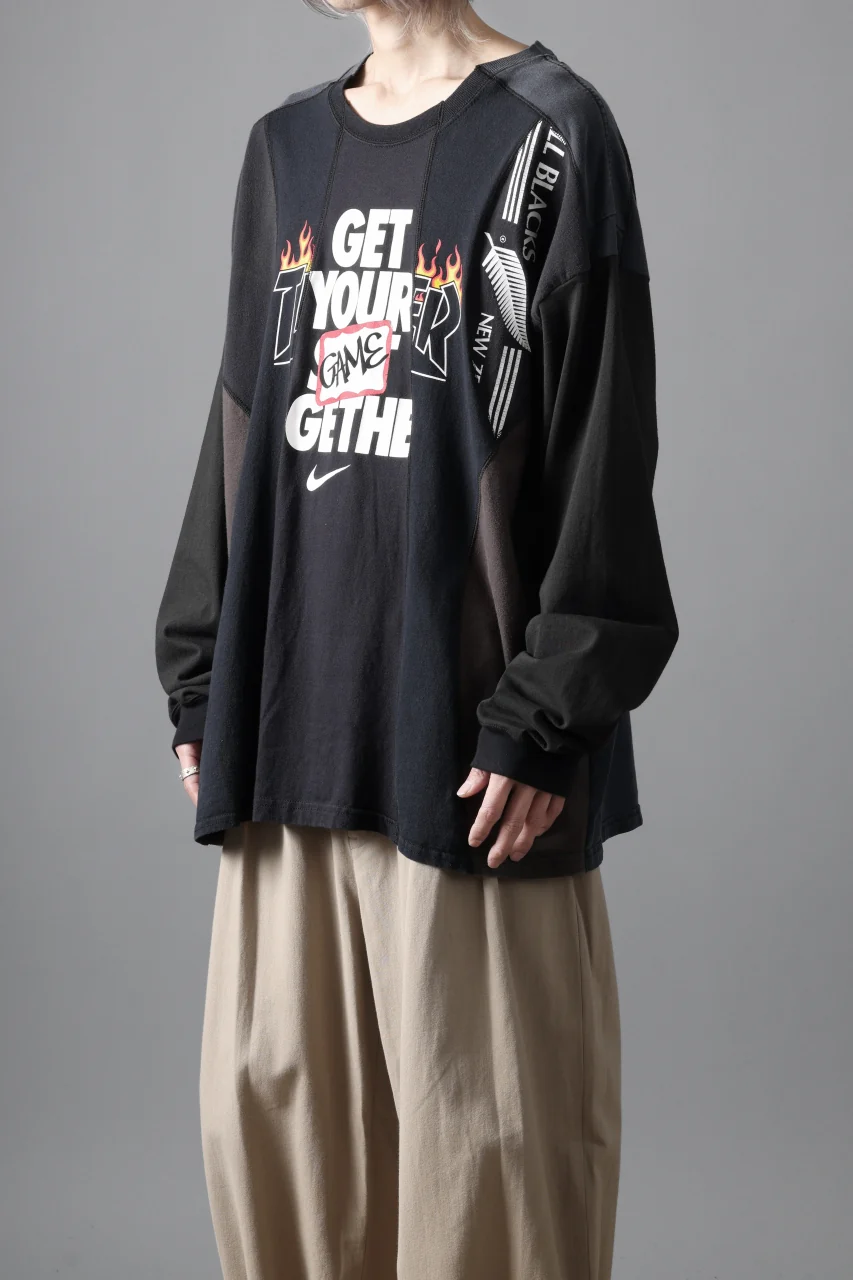 CHANGES VINTAGE REMAKE CURVE PANEL LONG SLEEVE T-SHIRT (MULTI #A) - Image 5
