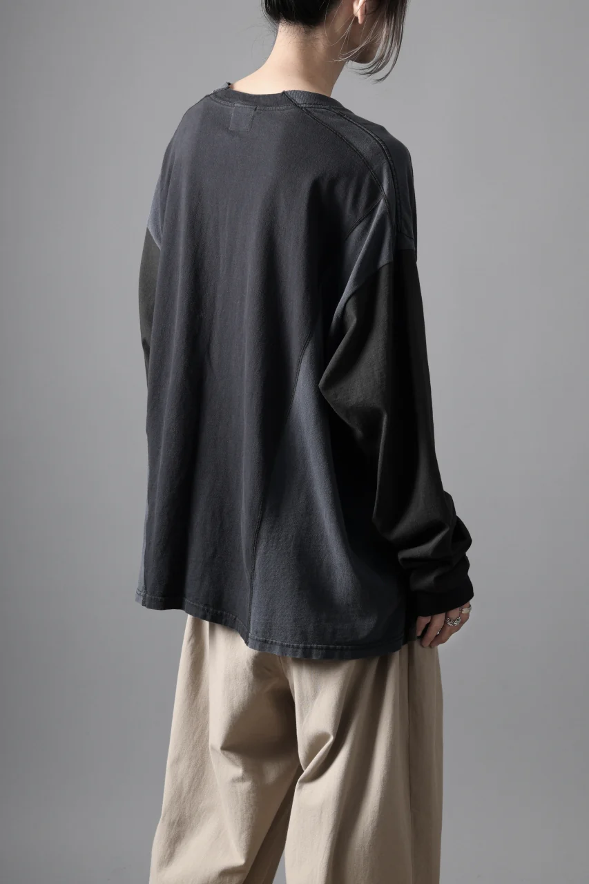 CHANGES VINTAGE REMAKE CURVE PANEL LONG SLEEVE T-SHIRT (MULTI #A) - Image 7
