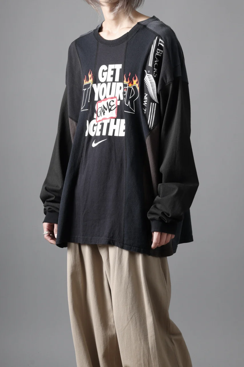 CHANGES VINTAGE REMAKE CURVE PANEL LONG SLEEVE T-SHIRT (MULTI #A) - Image 9