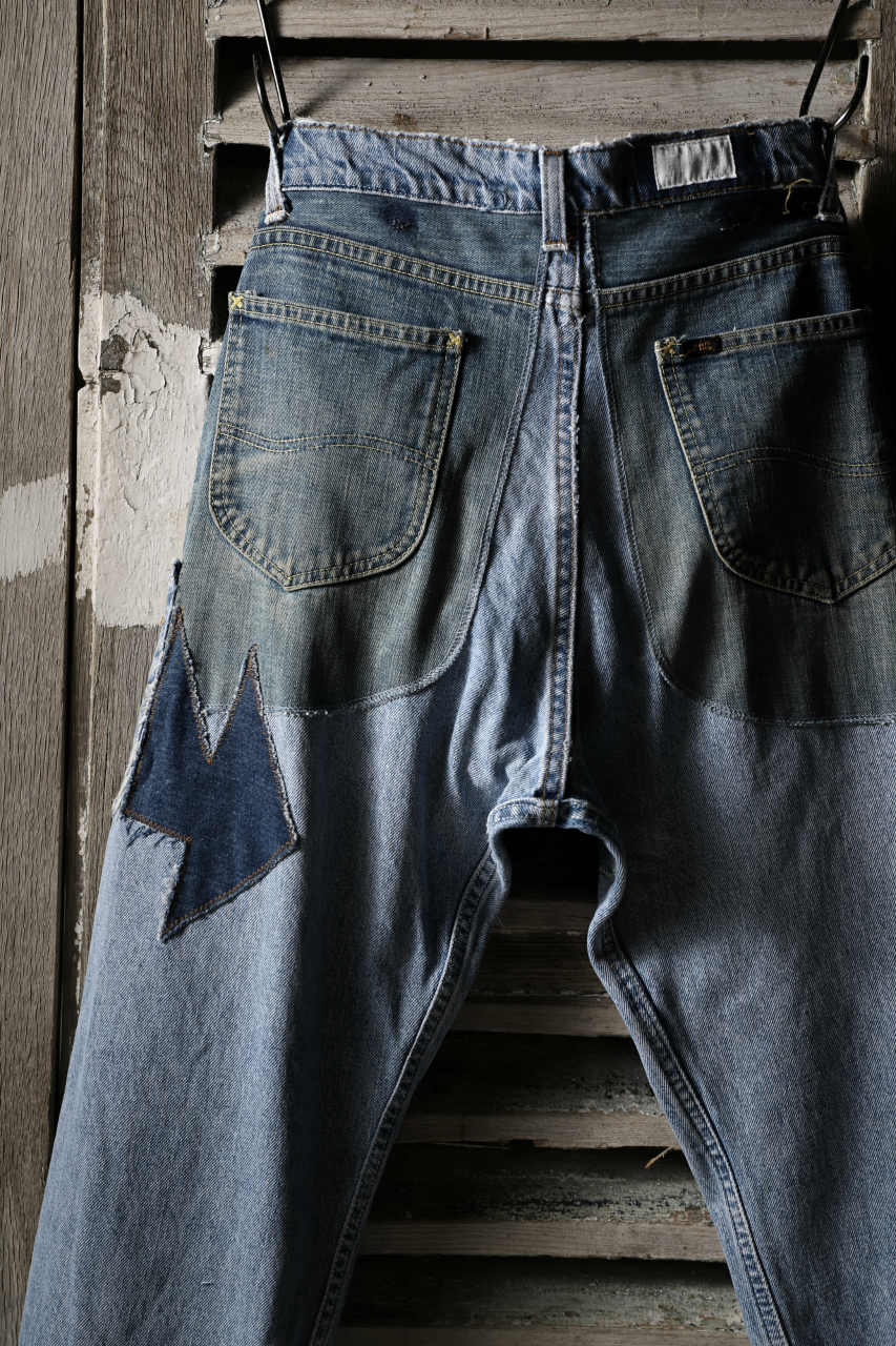 CHANGES VINTAGE REMAKE DENIM STRAIGHT PANTS / VINTAGE DENIM (INDIGO #B) - Image 8