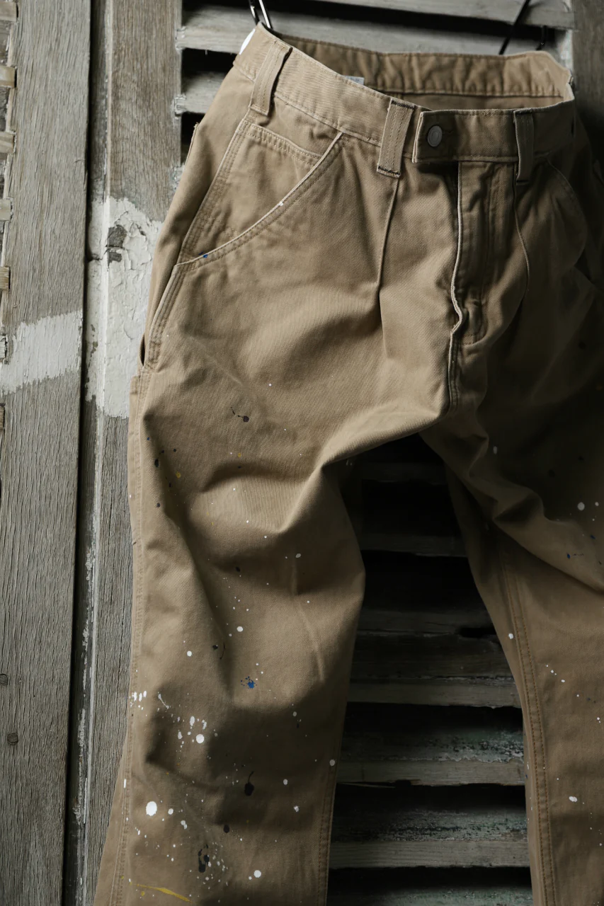 CHANGES VINTAGE REMAKE DUCK PAINTER PANTS (BEIGE) - Image 5