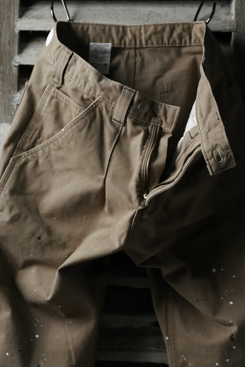 CHANGES VINTAGE REMAKE DUCK PAINTER PANTS (BEIGE) - Image 8