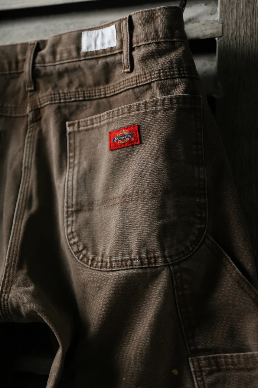 CHANGES VINTAGE REMAKE DUCK PAINTER PANTS (BROWN) - Image 10