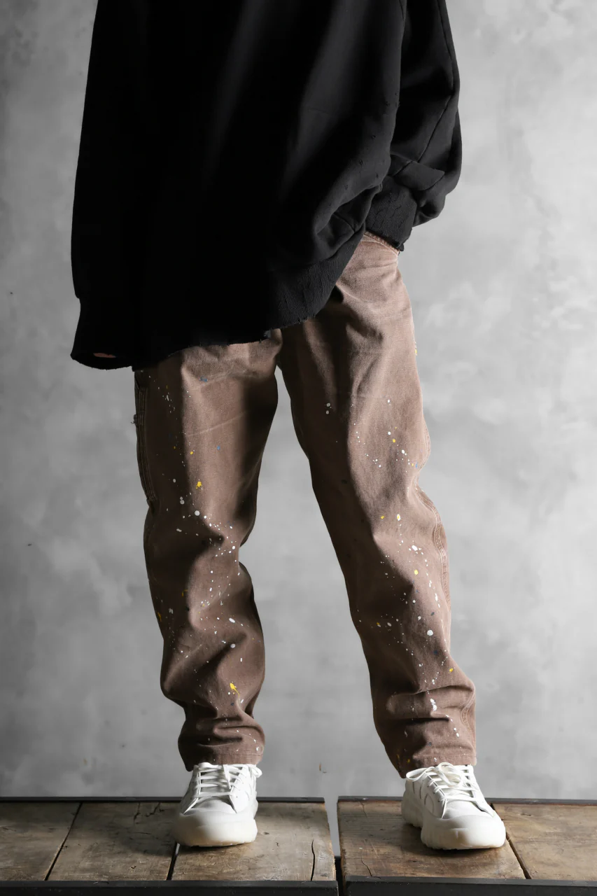 CHANGES VINTAGE REMAKE DUCK PAINTER PANTS (BROWN) - Image 11