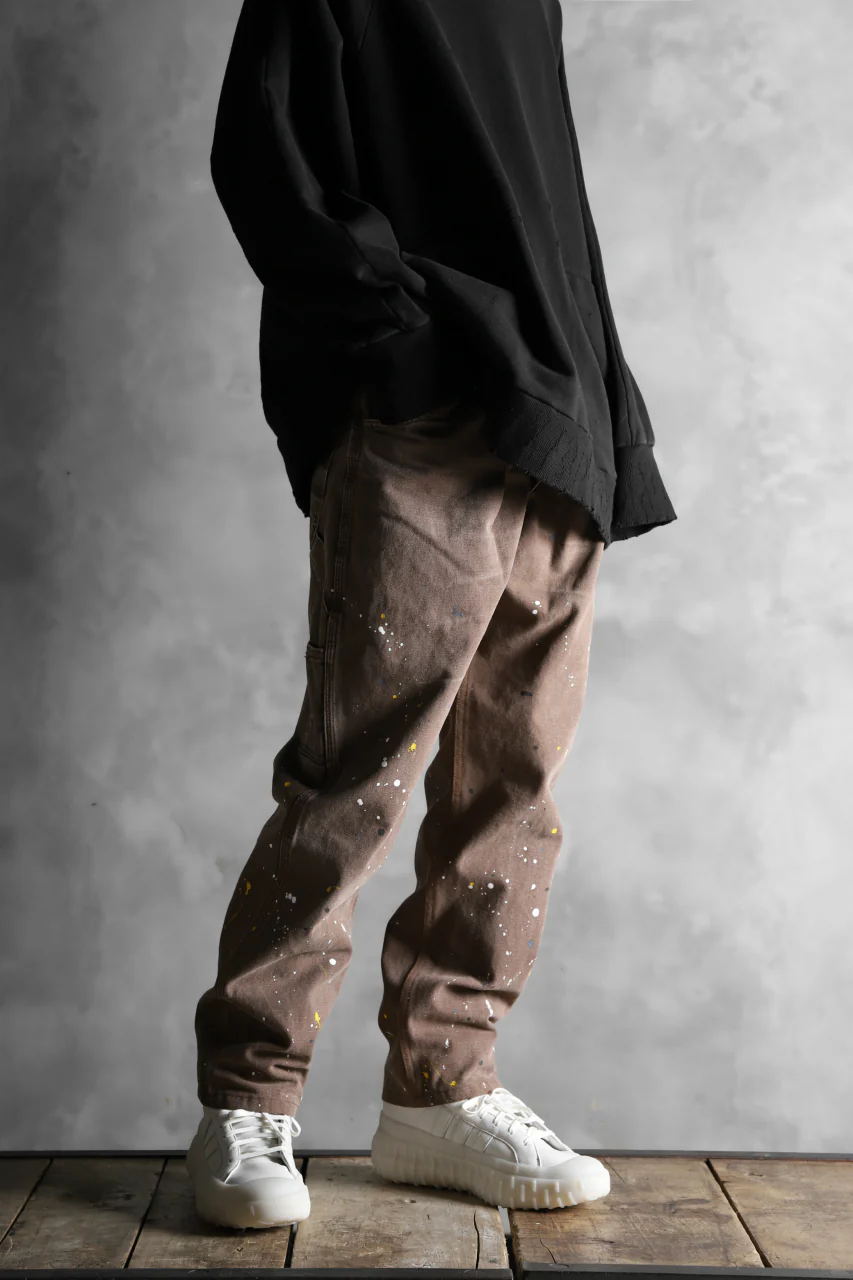 CHANGES VINTAGE REMAKE DUCK PAINTER PANTS (BROWN) - Image 12