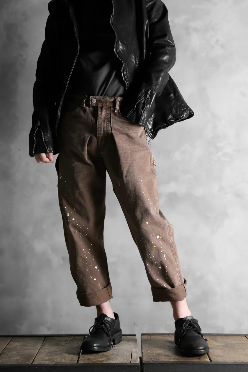 CHANGES VINTAGE REMAKE DUCK PAINTER PANTS (BROWN) - Image 16