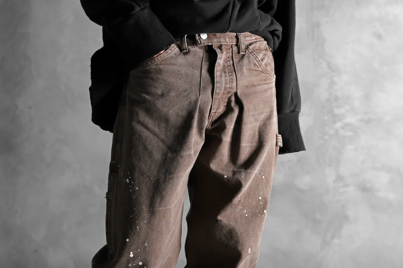 CHANGES VINTAGE REMAKE DUCK PAINTER PANTS (BROWN) - Image 18