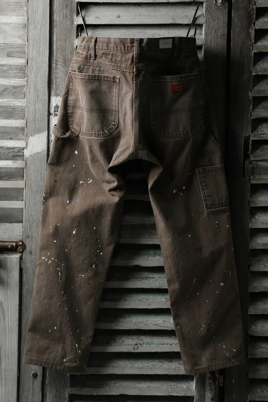 CHANGES VINTAGE REMAKE DUCK PAINTER PANTS (BROWN) - Image 2