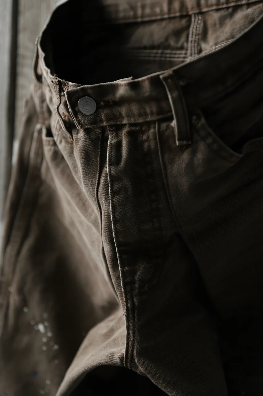 CHANGES VINTAGE REMAKE DUCK PAINTER PANTS (BROWN) - Image 6