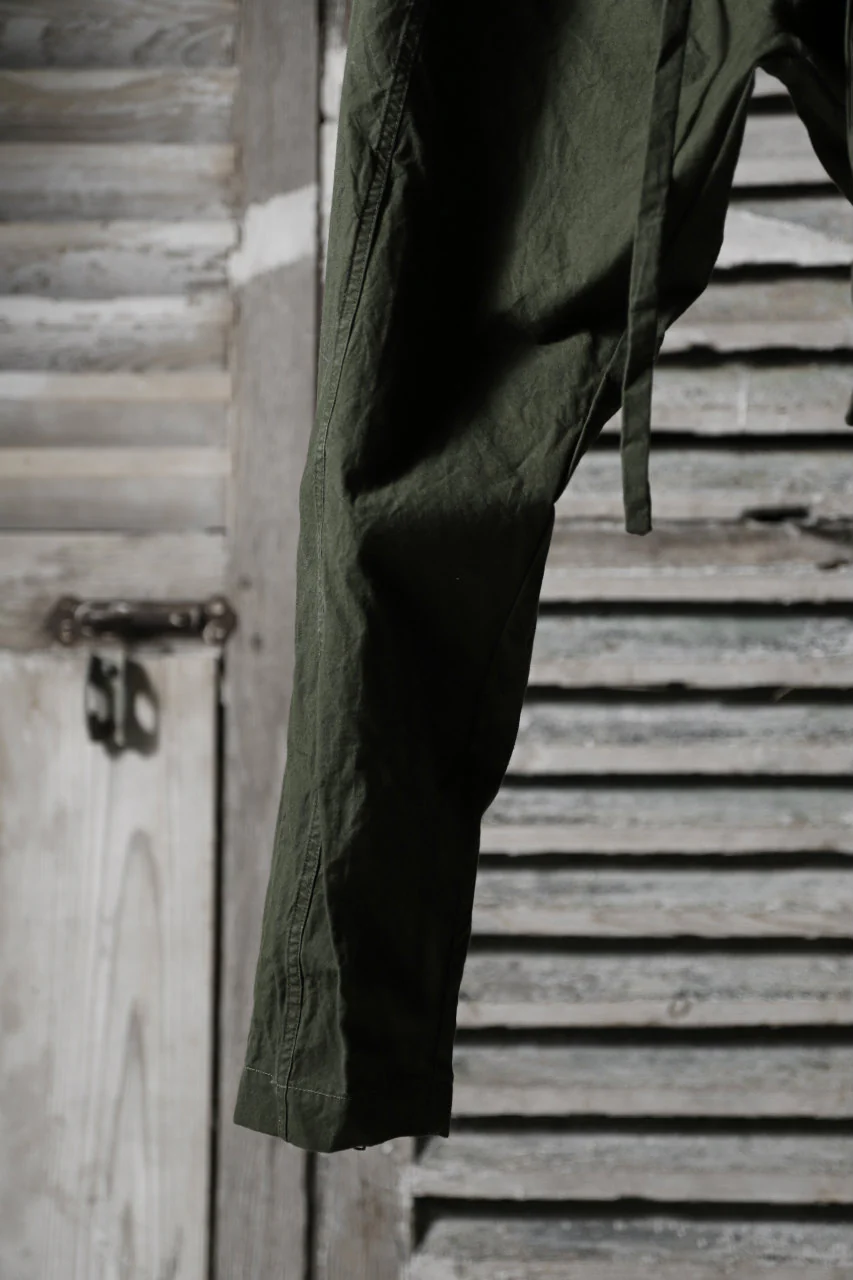 CHANGES VINTAGE REMAKE EASY JOCKEY PANTS / US ARMY SCHLAFCOVER (KHAKI #A) - Image 4