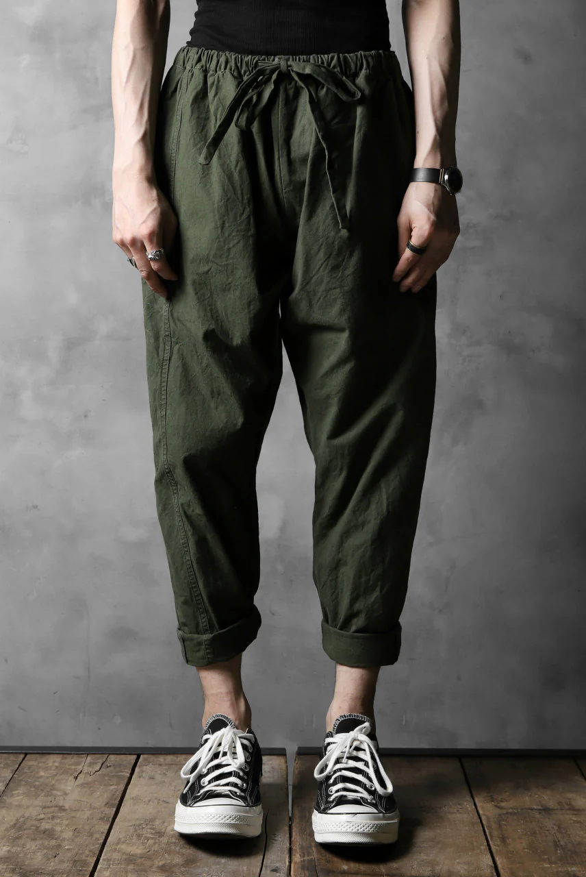 CHANGES VINTAGE REMAKE EASY JOCKEY PANTS / US ARMY SCHLAFCOVER (KHAKI #A) - Image 7