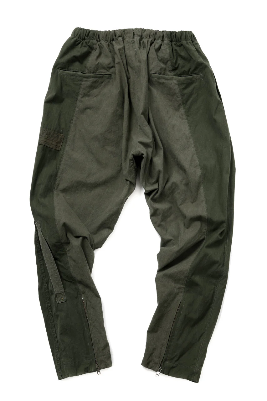 CHANGES VINTAGE REMAKE EASY JOCKEY PANTS / US ARMY SCHLAFCOVER (KHAKI #B) - Image 5