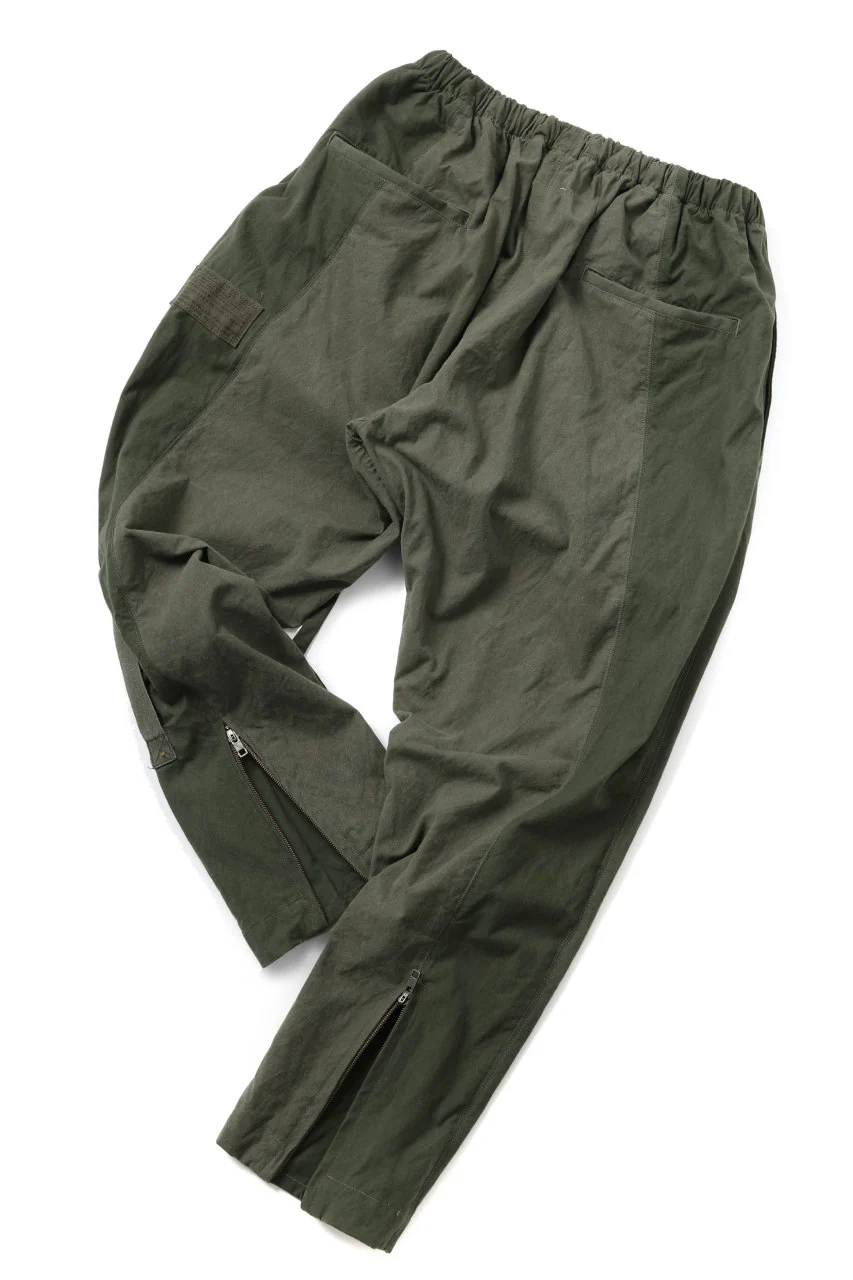 CHANGES VINTAGE REMAKE EASY JOCKEY PANTS / US ARMY SCHLAFCOVER (KHAKI #B) - Image 6
