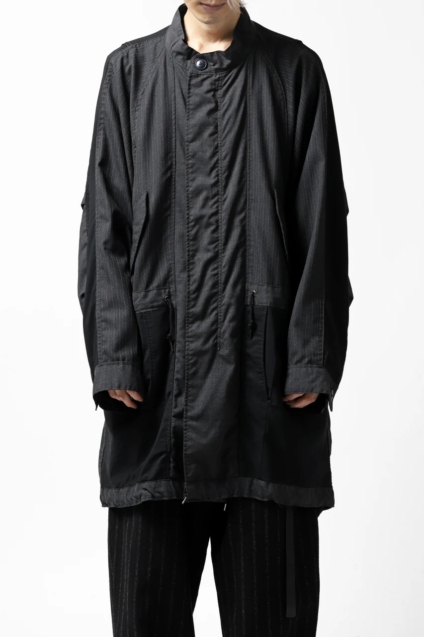 CHANGES VINTAGE REMAKE FIELD COAT (MULTI BLACK #A) - Image 3