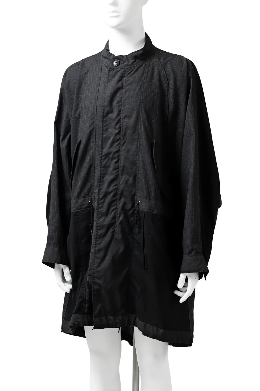 CHANGES VINTAGE REMAKE FIELD COAT (MULTI BLACK #A) - Image 7