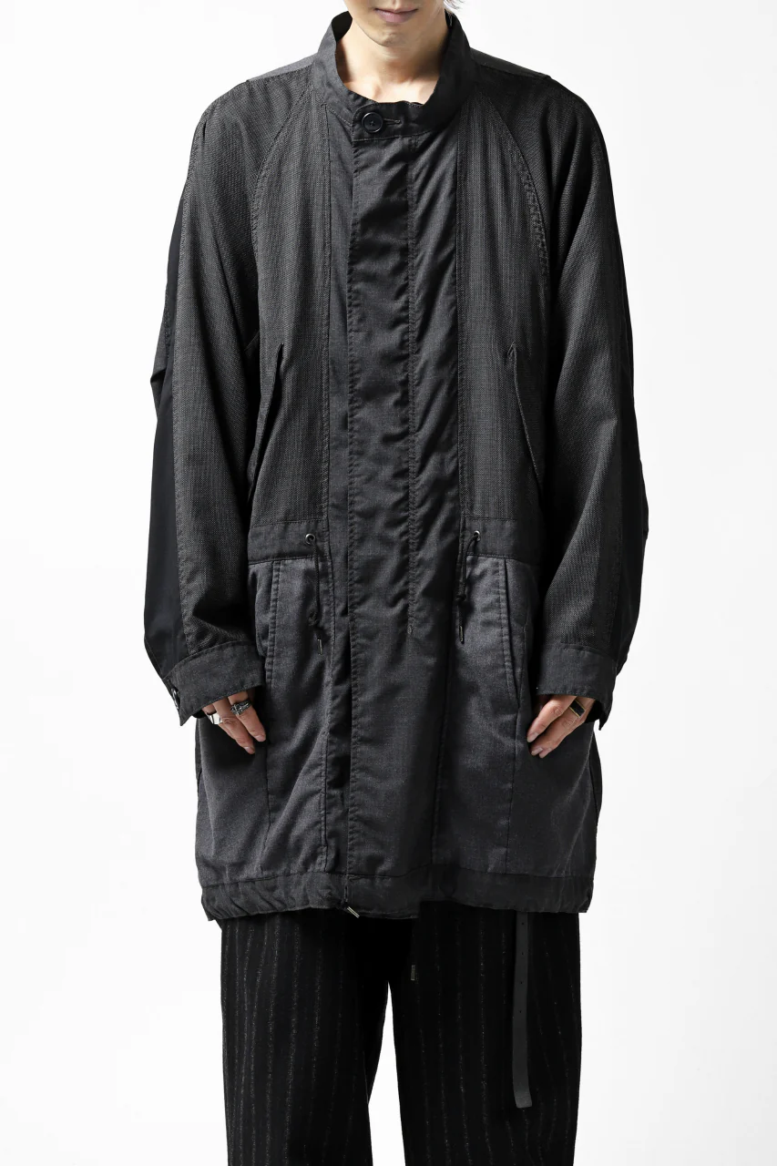 CHANGES VINTAGE REMAKE FIELD COAT (MULTI BLACK #B) - Image 2